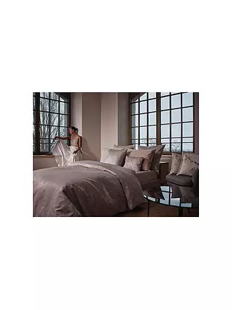 CHRISTIAN FISCHBACHER | Housse de couette Jacquard GRACE 140x200cm Gris argent | 